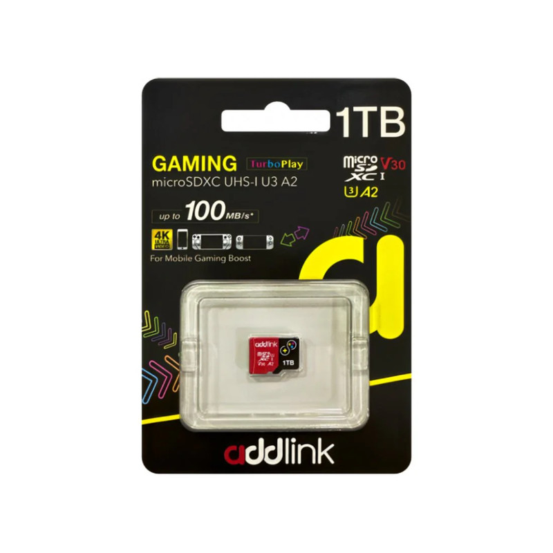 Addlink Turboplay 1TB Micro SD Card - مساحة تخزين